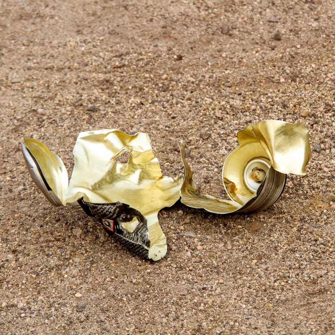 explodierte Spraydose